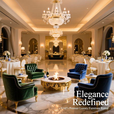 best luxury event furniture rental in UAE